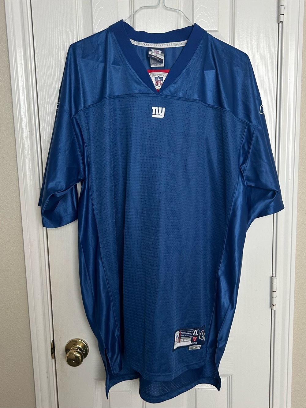 Vintage Y2K Reebok NFL Equipment New York Giants Blank Jersey Size XL